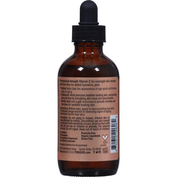 PURA D’OR Serum, 20% Vitamin C, Unisex, For Skin