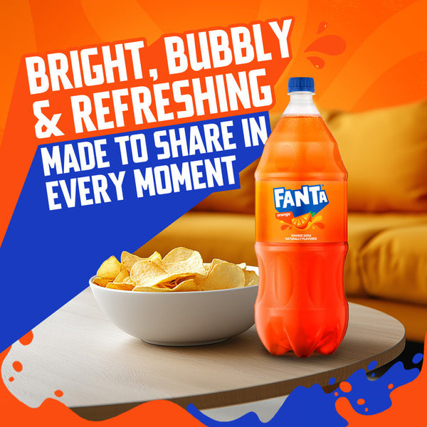 Fanta Orange Soda Bottle