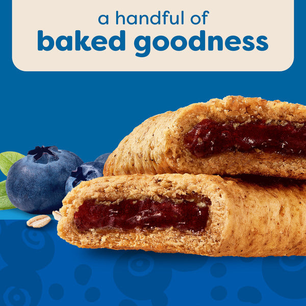 Kellogg’s Nutri-Grain Blueberry Breakfast Bars, Made with 10g Whole Grains, 8 Count