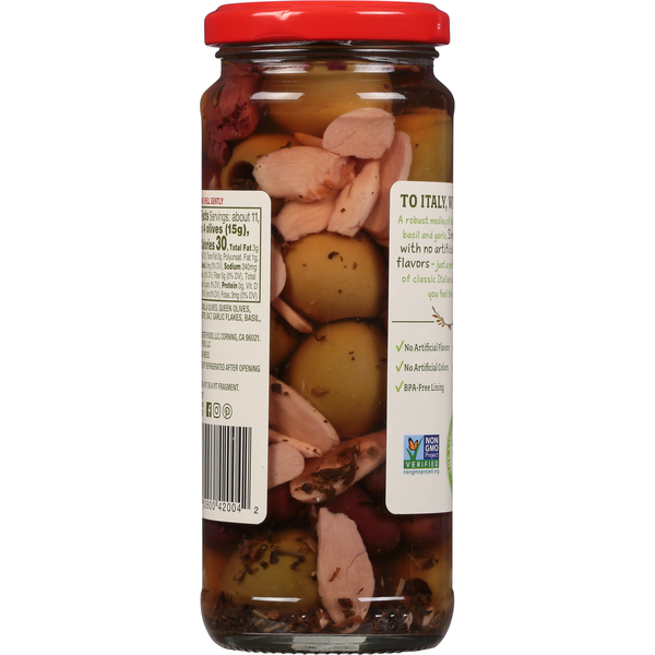 Lindsay Olives, Green and Kalamata, Pitted, Italian