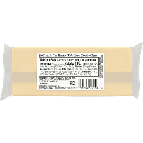 HOFFMAN’S Vermont White Cheddar Cheese