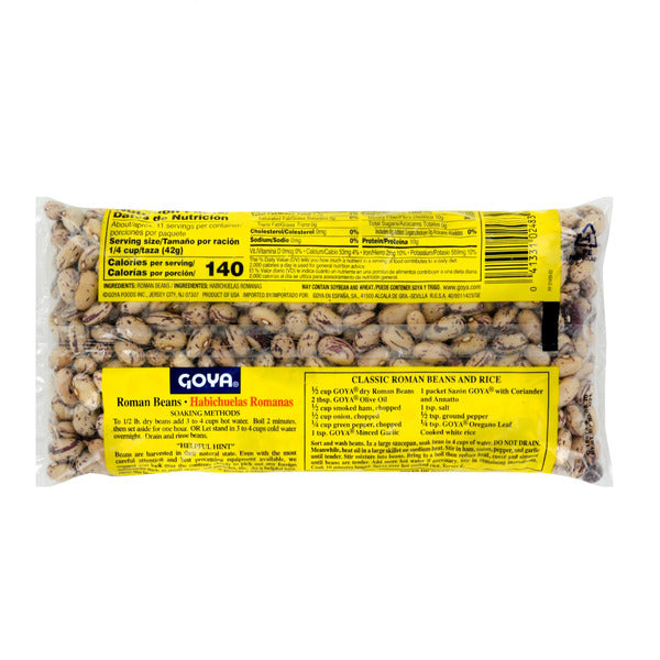 Goya Roman Beans, Dry