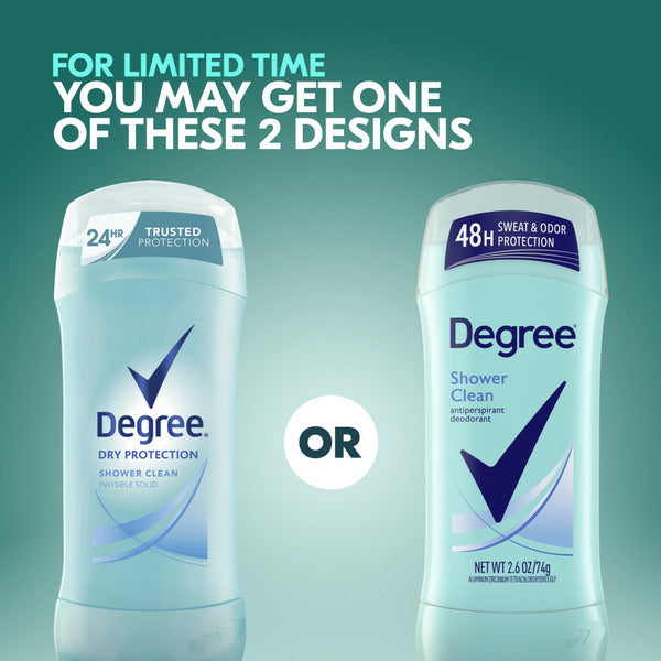 Degree Original Antiperspirant Deodorant Shower Clean