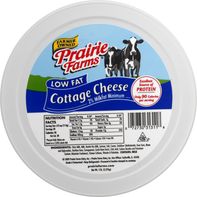 Prairie Farms Cottage Cheese, Low Fat, 2% Minimum️