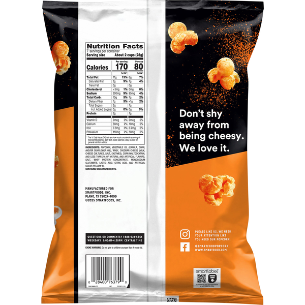 Smartfood Cheddar Popcorn