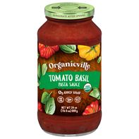 Organicville Pasta Sauce, Tomato Basil️