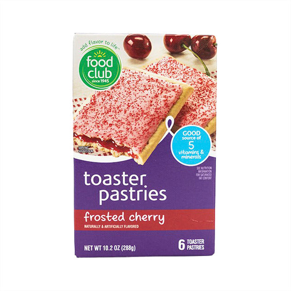 Food Club Frosted Cherry Toaster Pastries