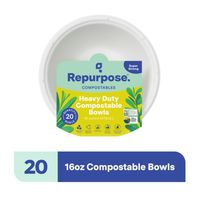 Repurpose Compostable Bowls (16 oz), 20 CT️