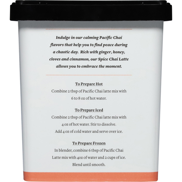 Pacific Chai Spice Chai Latte