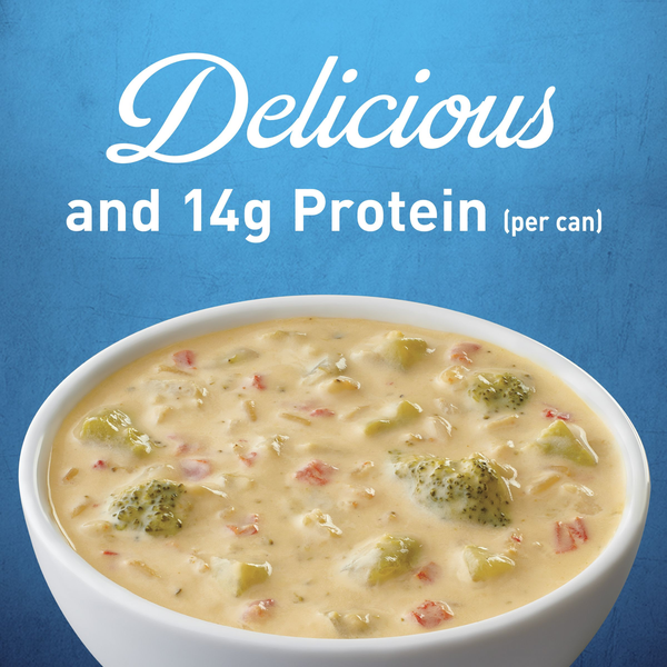 Progresso Protein Broccoli Cheese With Brown Rice Canned Soup