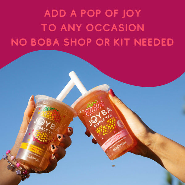 Joyba Raspberry Dragonfruit Black Bubble Tea