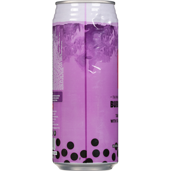 Pocas Bubble Tea, Taro Flavor with Tapioca Pearls, Taiwan Classic