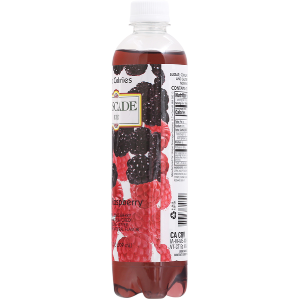 Cascade Ice Sparkling Water, Zero Calories, Black Raspberry