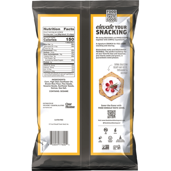 Food Should Taste Good Tortilla Chips, Multi Grain