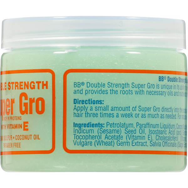 Bronner Bros Super Gro, with Vitamin E, Double Strength