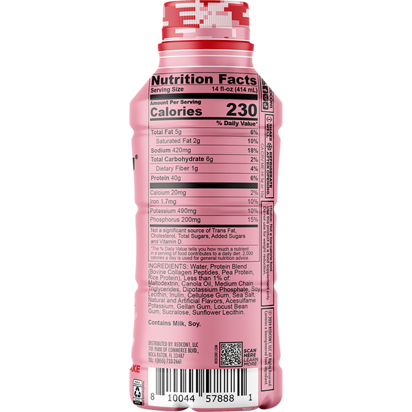 REDCON1 Whole Food Protein Strawberry Shortcake Protein Shake