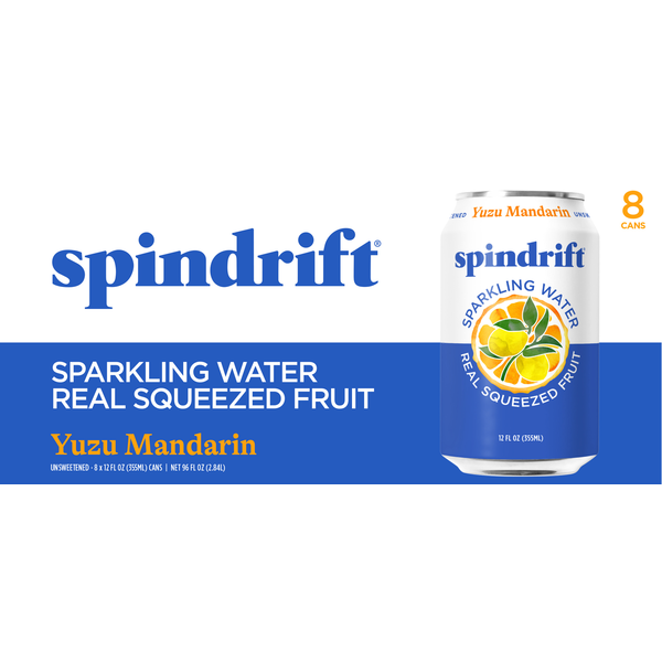 Spindrift Unsweetened Yuzu Mandarin Sparkling Water