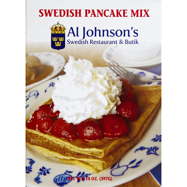 Al Johnson's Pancake Mix, Swedish