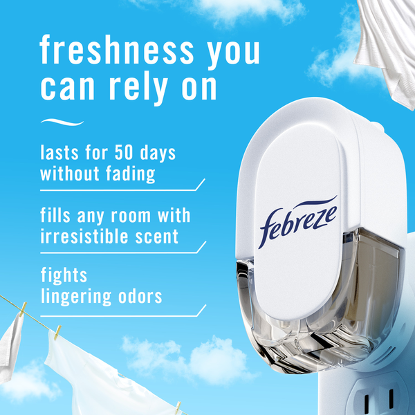 Febreze Air Freshener Scented Oil Refill Warm Vanilla Suede Scent