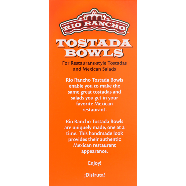 Rio Rancho Tostada Bowls, Six-Inch Bowls