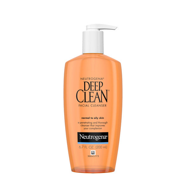 Neutrogena Oil-Free Deep Clean Daily Facial Cleanser, 6.7 fl. oz