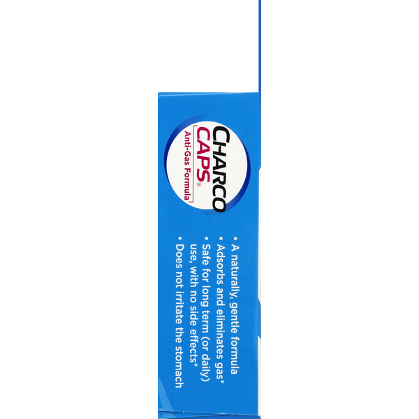 CharcoCaps Anti-Gas Formula, 260 mg, Capsules
