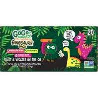 GoGo Squeez Fruit & VeggieZ Dino Pear Peach Carrot...
️