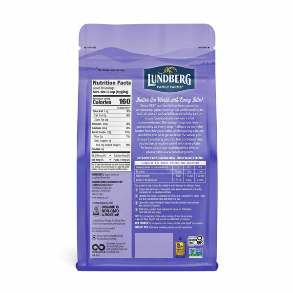 Lundberg Family Farms Organic Brown Jasmine Rice