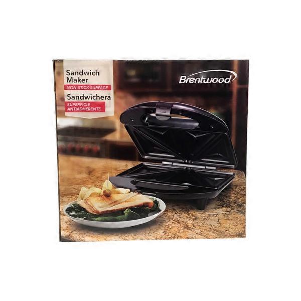 Brentwood TS-240B Black and Stainless Steal Sandwich Maker