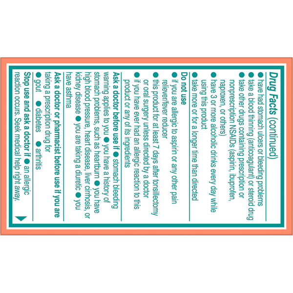 Bayer Tablets Chewable 81 mg Orange Flavored Low Dose Aspirin