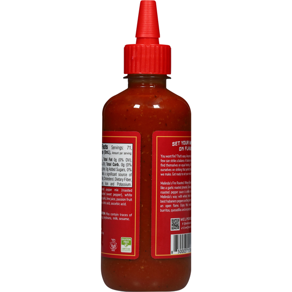Melinda's Fire Roasted Garlic & Habanero Pepper Sauce & Condiment