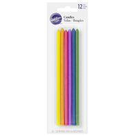 Wilton Birthday Candles, Multicolor, Long️