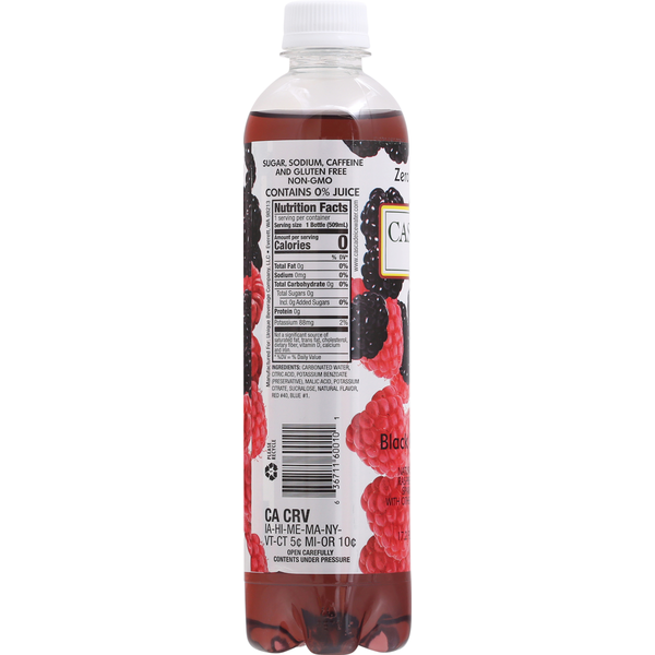 Cascade Ice Sparkling Water, Zero Calories, Black Raspberry