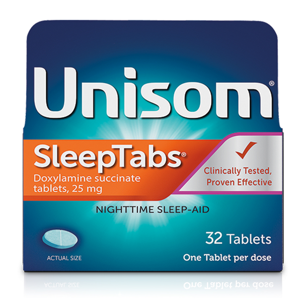 Unisom Nighttime Sleep-Aid, 25 mg, Tablets