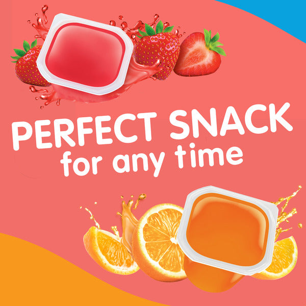 Snack Pack Zero Sugar Strawberry and Orange Juicy Gels