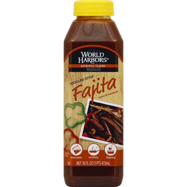 World Harbors Sauce & Marinade, Fajita, Mexican Style
