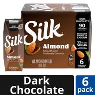 Silk Dairy Free Dark Chocolate Almond Milk, Shelf ...
️