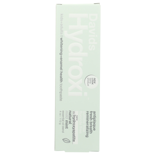 DAVID Kids+Adults W/Nano-Hypdroxyapatite Toothpaste, Mild Mint,