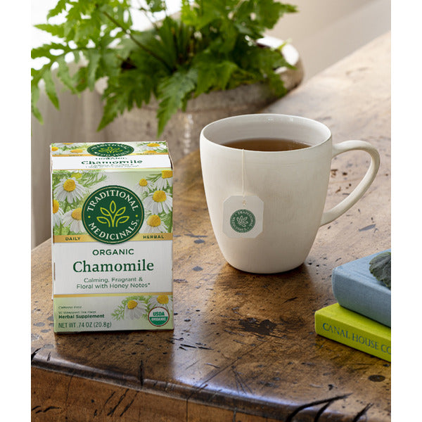 Traditional Medicinals Organic Chamomile, Caffeine Free Herbal Tea