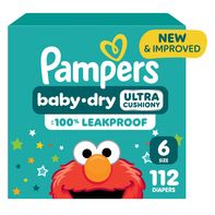 Pampers Baby Dry Ultra Cushiony Diapers, Size 6 (2...
️