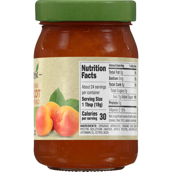 Full Circle Fruit Spread, Apricot, European
