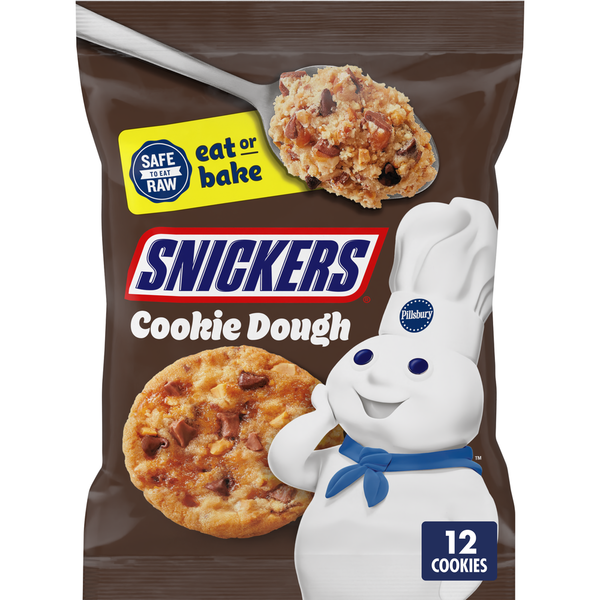 Pillsbury Ready to Bake! SNICKERS Bars Cookie Dough