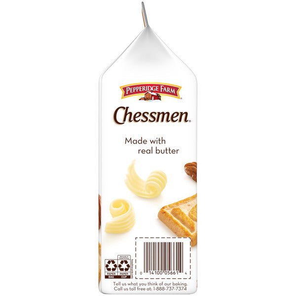 Pepperidge Farm Chessmen Brown Butter Pecan Flavored Cookies