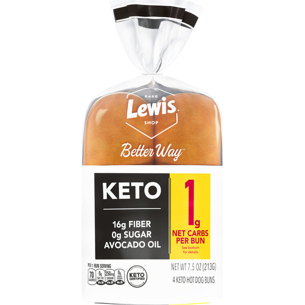 Lewis Bake Shop Keto Hot Dog Buns