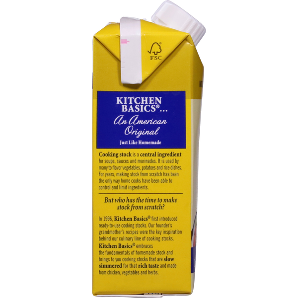 Kitchen Basics Unsalted Chicken Stock for Cooking