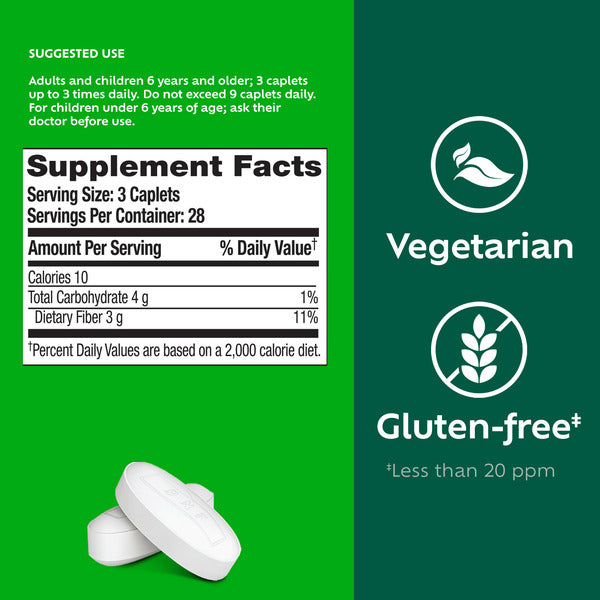 Benefiber Fiber Supplement Caplets