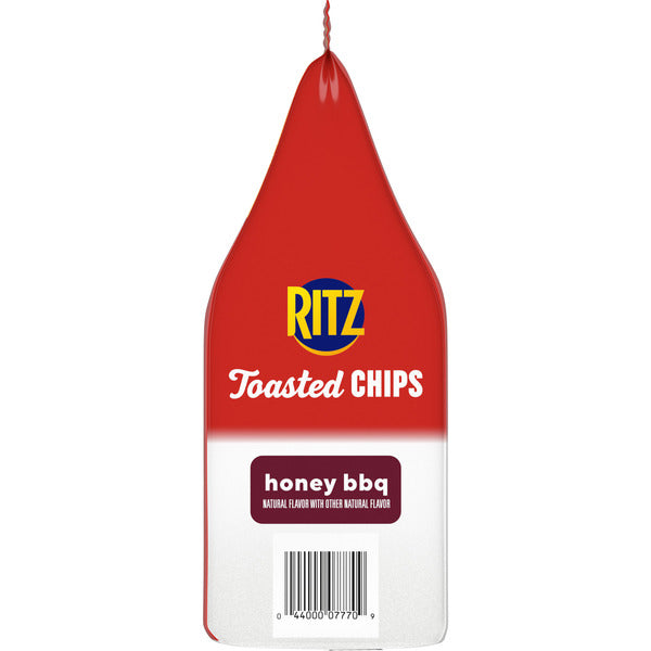 Ritz Toasted Chips Honey Bbq Crackers, Party Snacks 8 oz