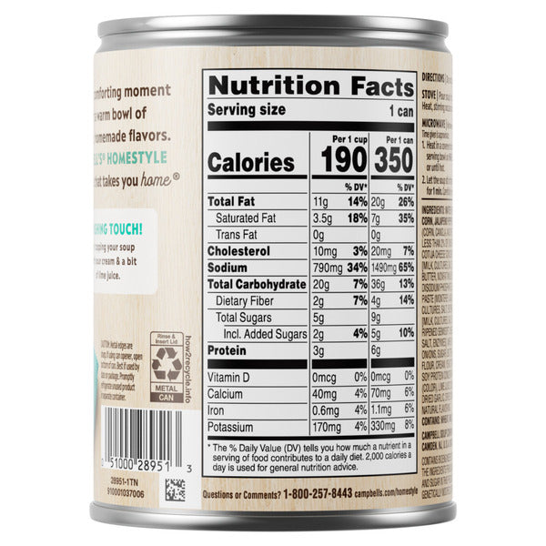 Campbell's Mexican Style Street Corn Soup