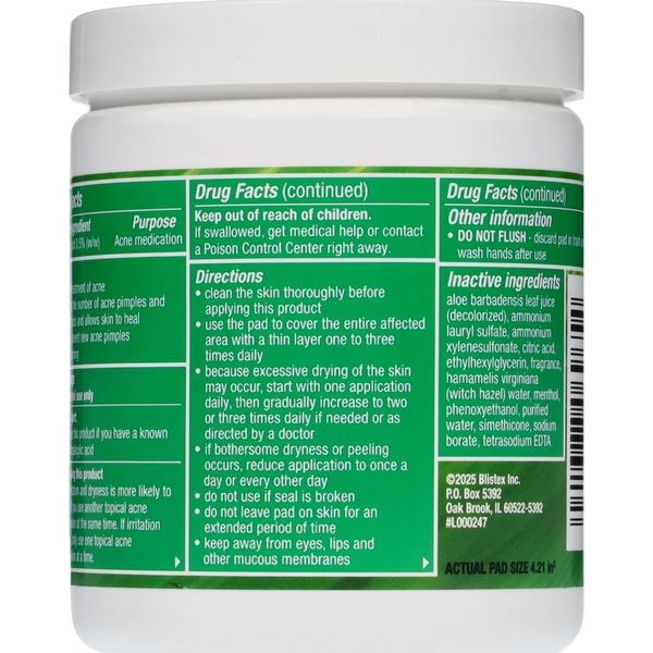 Stridex Alcohol Free Sensitive with Aloe Acne Pads