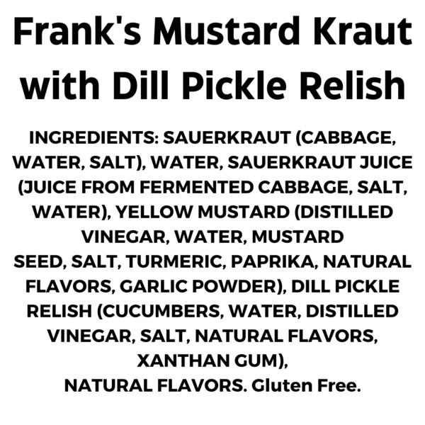 Frank's Kraut  Frank's Mustard Kraut with Dill Pickle Relish